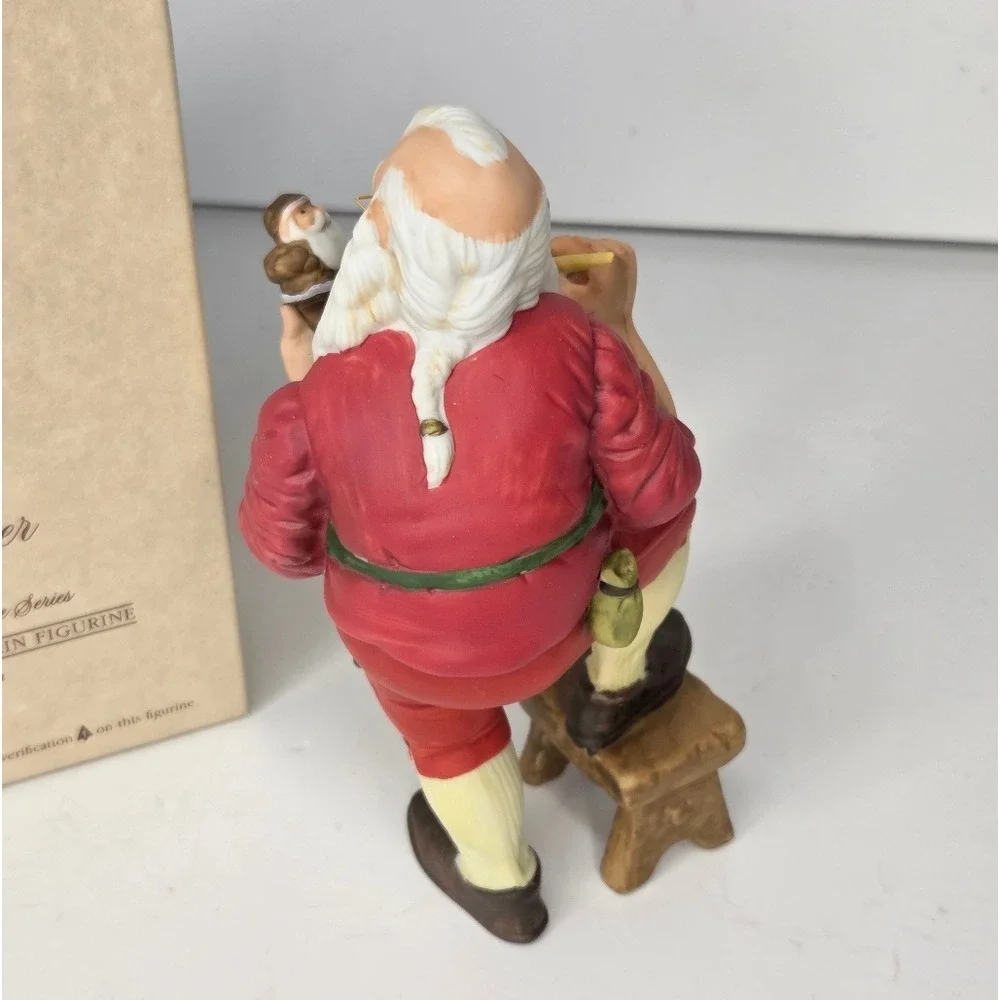 Hallmark Vintage Santa Claus The Toymaker Made In Taiwan‎ 1986 NIOB